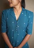 Teal Dot Cotton Co-ord